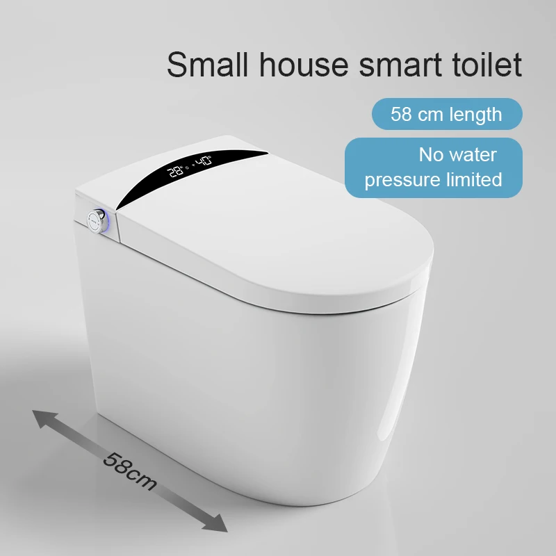 Japanese Luxury Square Bidet Toilet-Remote Control Dual-Flush Heated Seat Auto Flush Rear Washing Floor Mounted  Toilets
