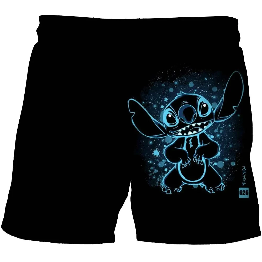 

Disney Sewn Shorts Boys And Girls Cartoon 3d Printed Swim Shorts Bermuda Shorts Surf Running Beach Summer Fashion Shorts
