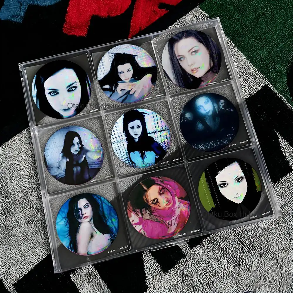 

E-Evanescence A-Amy Lee Badge on Backpack Clothes decoration Tinplate Round Brooch Funny Custom Gifts for Friend