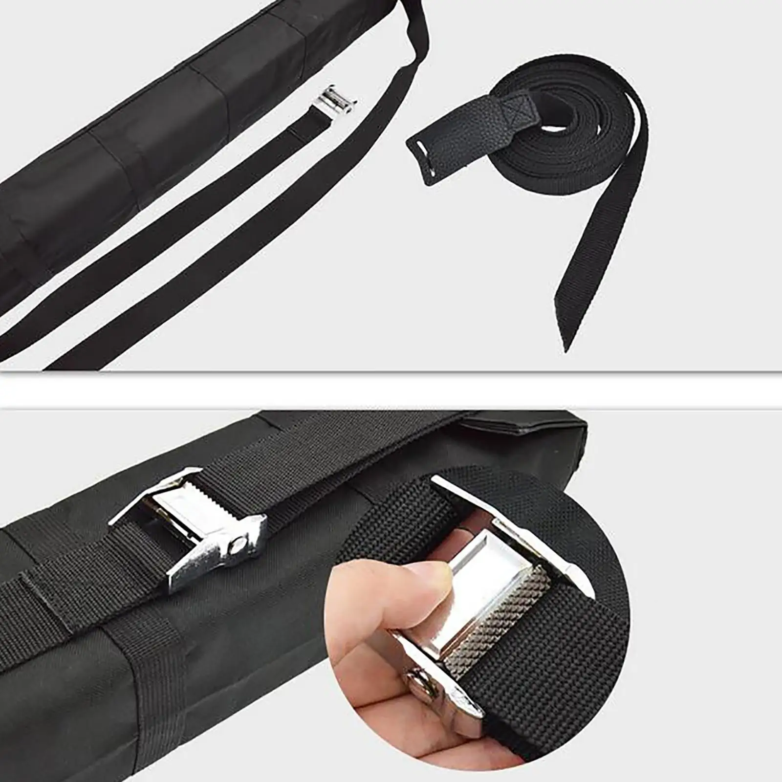 Barra Transversal Universal para Techo de Auto, para Kayak, Canoa y Equipos de Navegación, en Tela Oxford, para Kayak Inflable