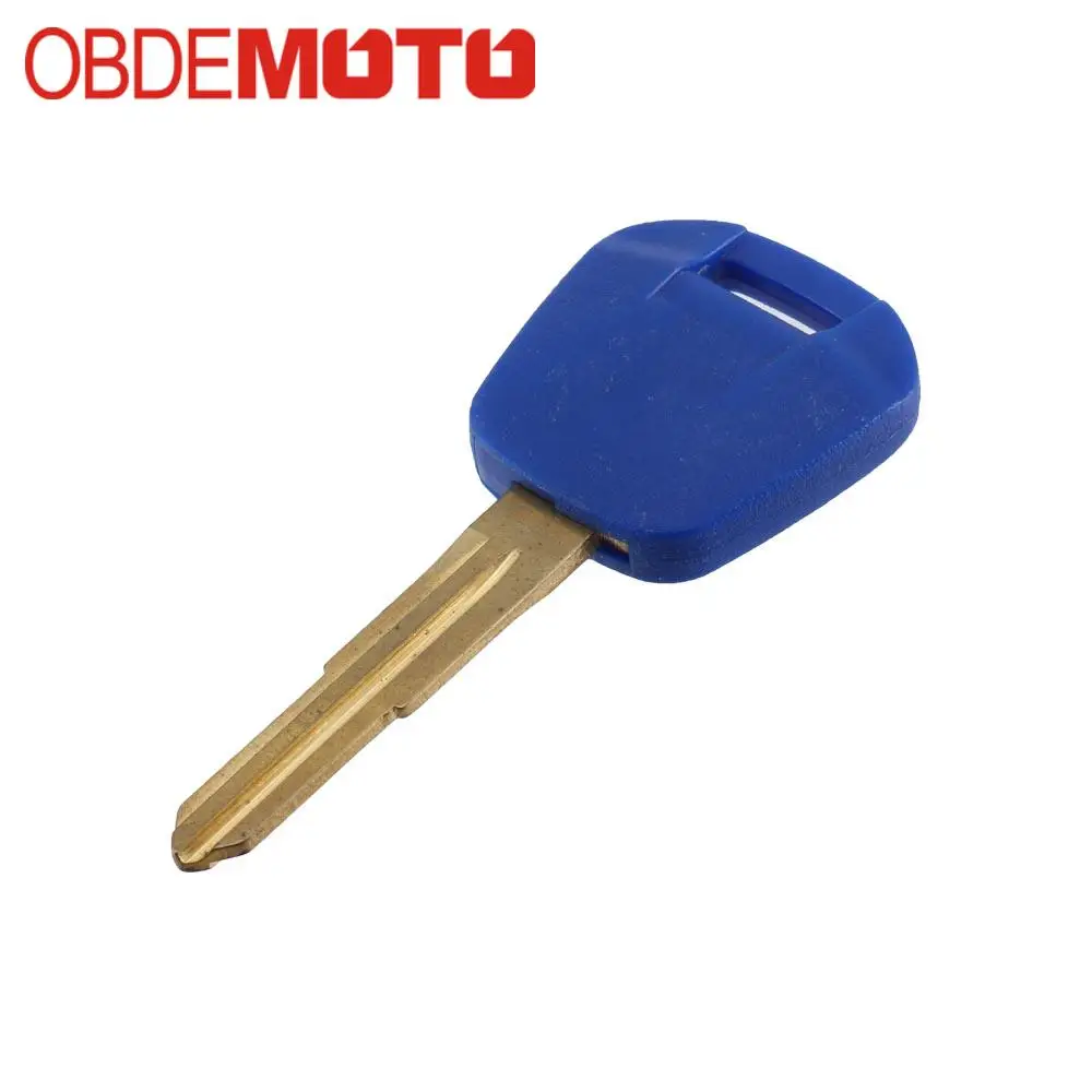 

New Blank Motorcycle Uncut Key Blue Length 47mm for Honda Motorbike Spare Part Replacement Accessory