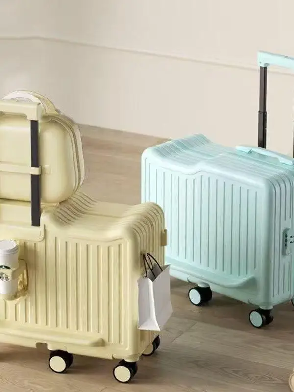 children's-multi-functional-durability-luggage-carry-on-suitcase-password-lock-ride-on-travel-box-large-capacity