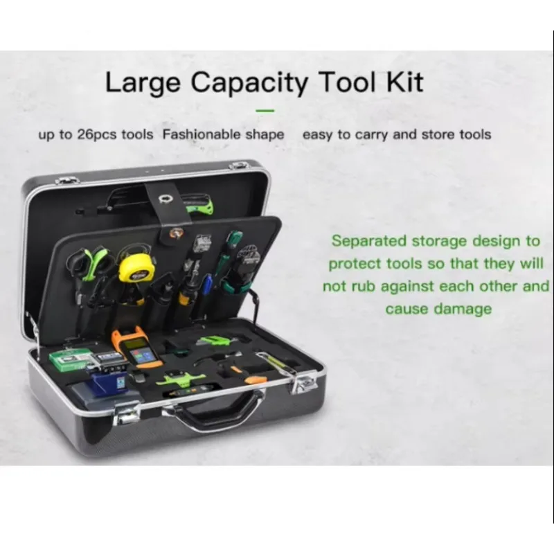 fiber optic tool kit for ftth solution testing  tfs-40 ftth fiber optic tool kit