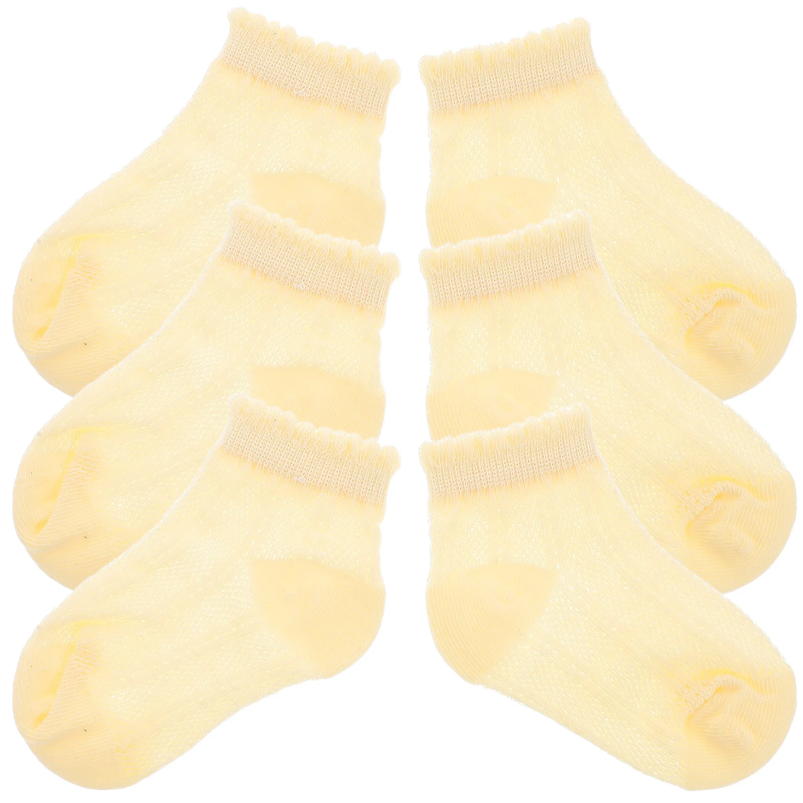 

3Pairs Baby Breathable Socks Princess Lace Edge Summer Thin Cotton Toddler Infant Anklet Socks Infant Ankle Sock