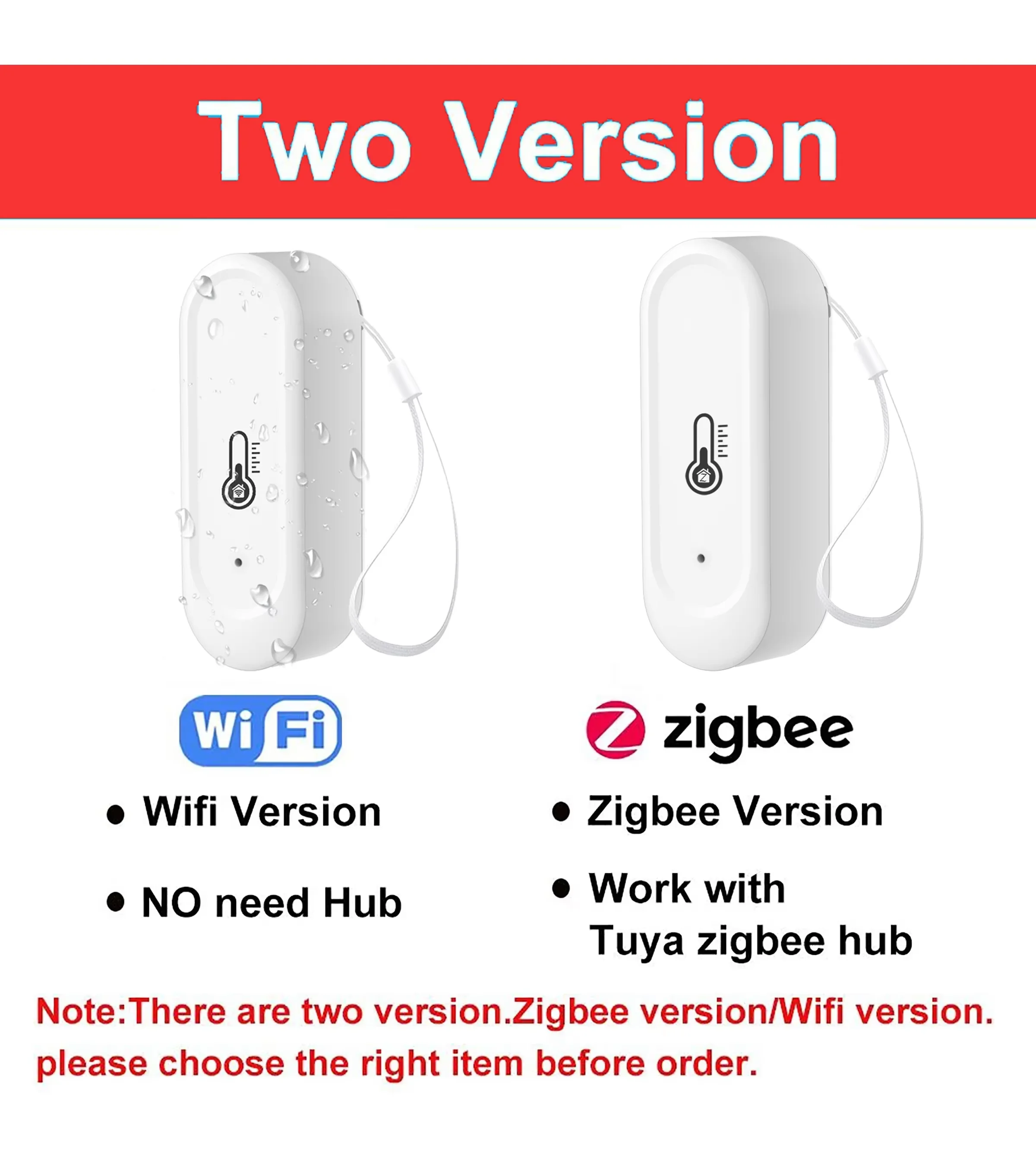 Tuya WIFI IP65 Waterproof Climate Monitoring Sensor Outdoor Temperature Humidity Sensor APP Remote For Alexa Google Home Voice