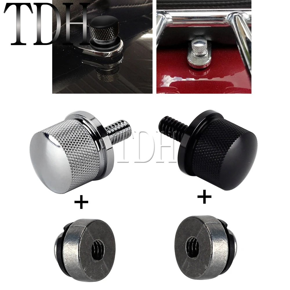 

Motorcycle Rear Seat Bolt Tab Nut Screw Mount Knob Cover For Harley Sportster Touring Softail Dyna Wide Glide Street Bob XG XL