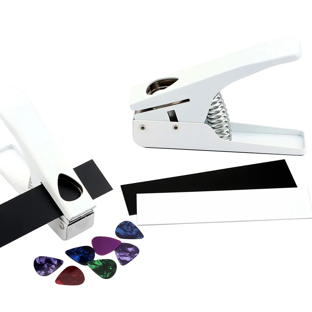 

Pick Cutting Tool Maker Guitar Punch Hole Puncher Maintenance Picks' White Making Diy