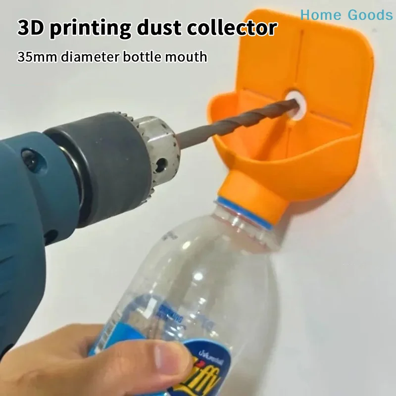 High Efficiency Wall Drilling Dust Collector Box Non-Slip Easy Installation Drill Dust Collector Large Capacity Universalproduct