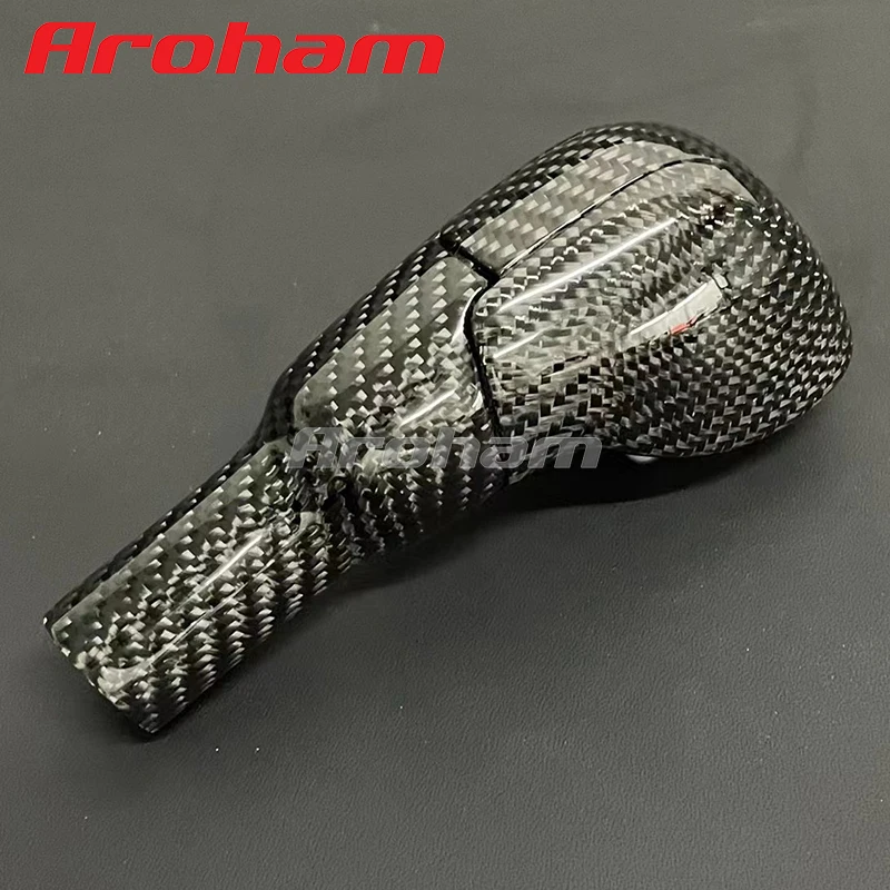 100% Real Carbon Fiber Gear Shift Knob Shift Lever Handball For Hyundai 2012 2013 Genesis Coupe FL 46711-2M200