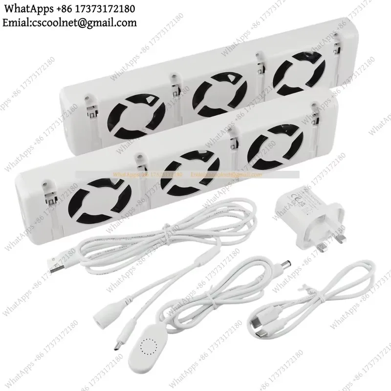 Fireplace Heater Fan with 3 Blades, Flame Retardant, Improved Heat Distribution, Long Service Life, Quiet Drive, Home Heating