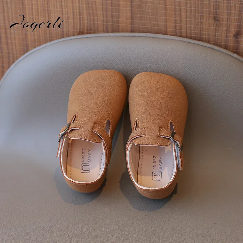 Children\'s PU Leather Shoes Spring Autumn New Kids Single Flats Girls Boy Soft Sole Casual Loafer School Student