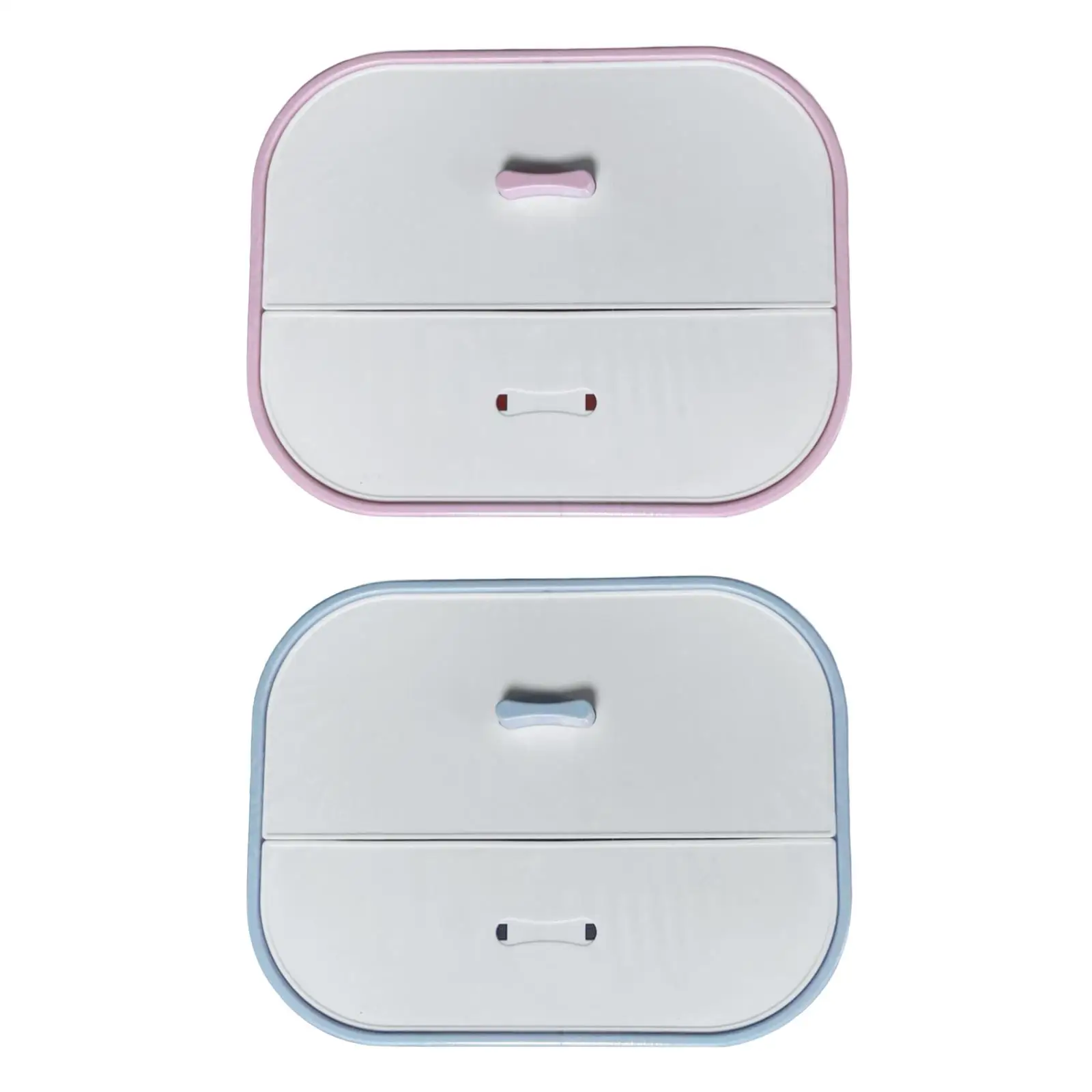 Kids Jewelry Box Organizer 2 Layer Drawer with Cartoon Stickers Lightweight