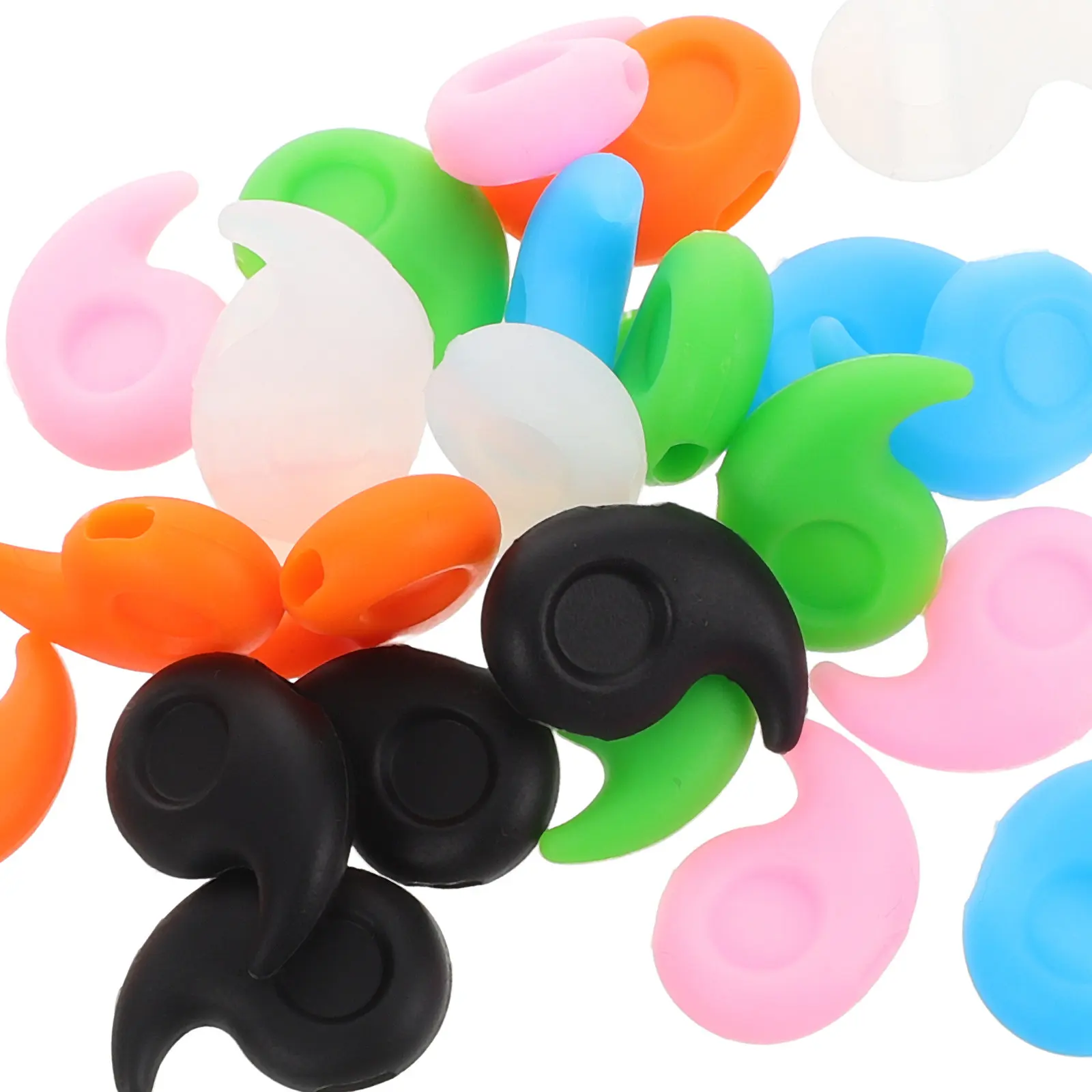 12Pairs Silicone Glasses Anti-Slip Ear Hooks Comfortable Lightweight Ergonomic Temple Grips for Men Women Eyeglass