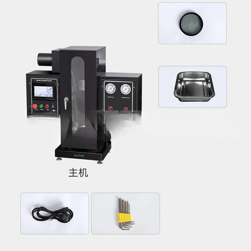 مواد البناء اختبار كثافة الدخان التحكم المزدوج شاشة تعمل باللمس مواد البناء الاحتراق الصف تحلل كثافة الدخان #5