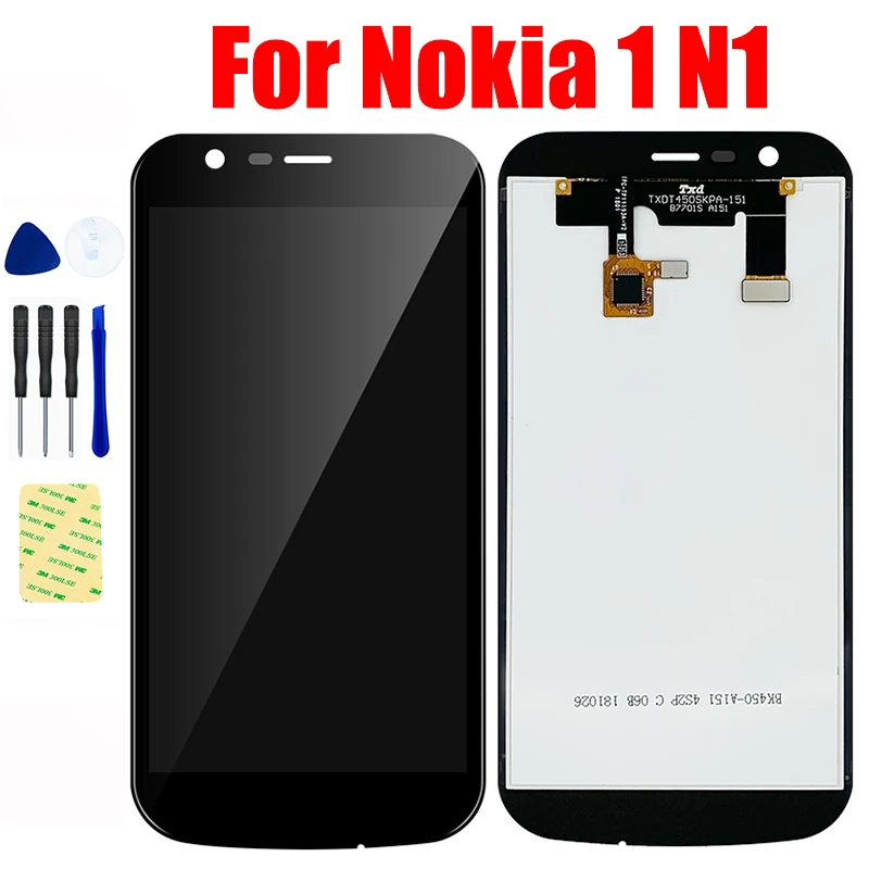 

For Nokia 1 N1 TA-1047 TA-1060 TA-1056 TA-1079 LCD Display Panel Monitor Module Matrix Touch Screen Digitizer Glass Assembly