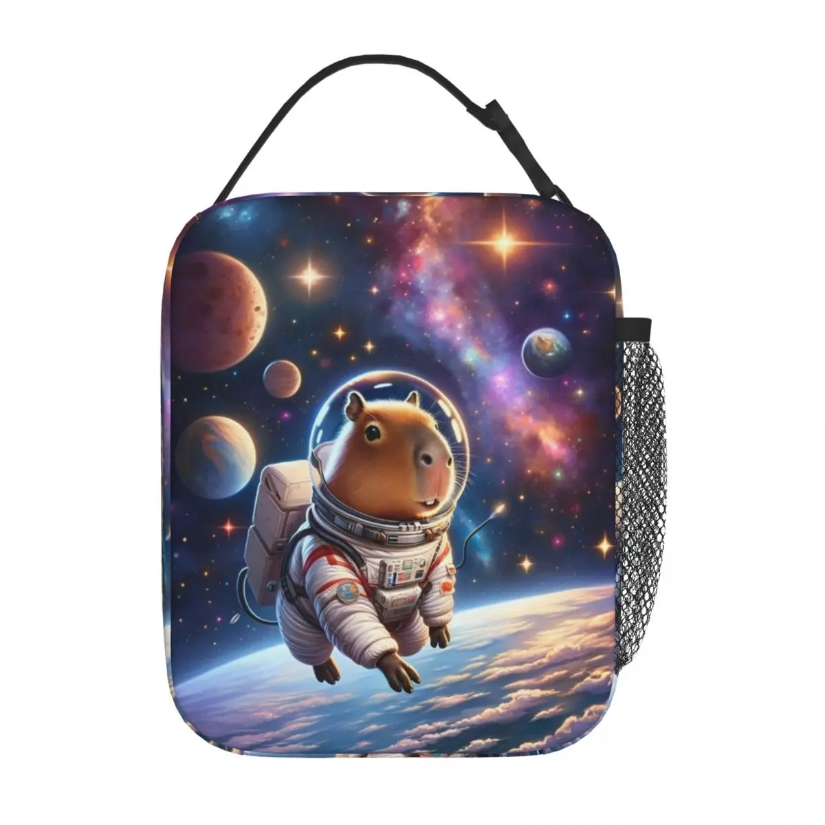 Cute Capybara Capibara Animal Insulated Lunch Bags Portable Reusable Thermal Bag Tote Lunch Box Work Travel Food Storage Bags