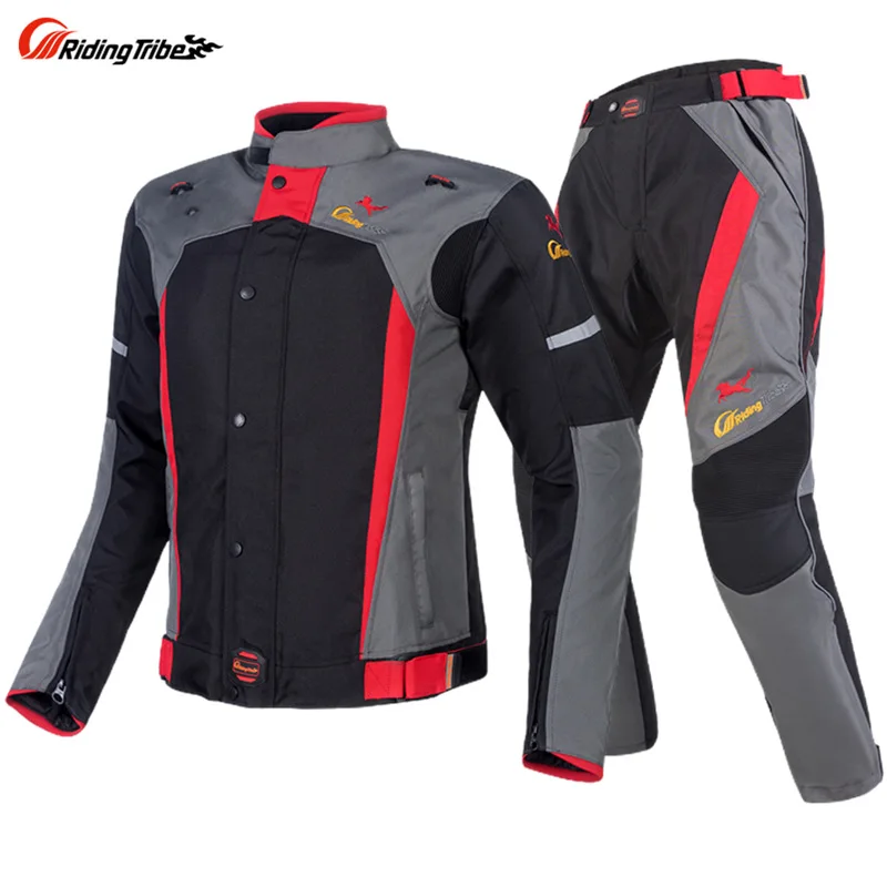 Riding Tribe motorcycle riding suit men winter waterproof anti-fall warm motorcycle off-road jacket 4 seasons motorcycle suit