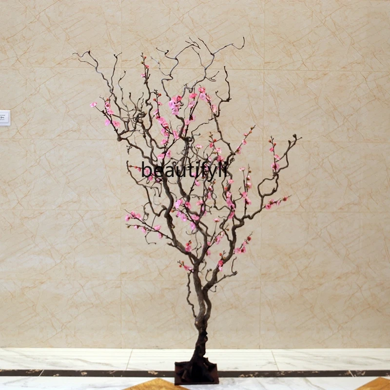 Simulation Plum Tree Natural Dragon Jujube Plum Shape Entrance Decoration Home Hanging Decorations