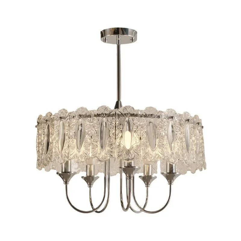 

French Cream Wind Master Bedroom Chandelier Bedroom Light American Retro Crystal Light Romantic Modern Light Luxury