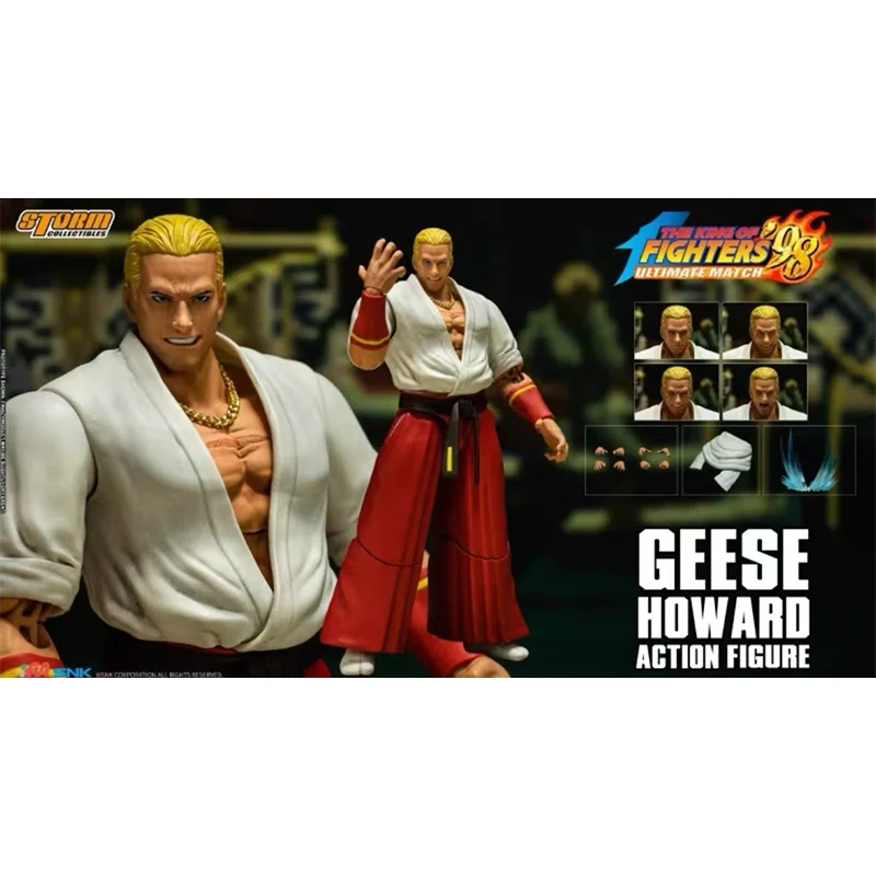 Original Storm Toys GEESE HOWARD The King Of Fighters 98 PVC In Stock Anime Action Figures Model Toys