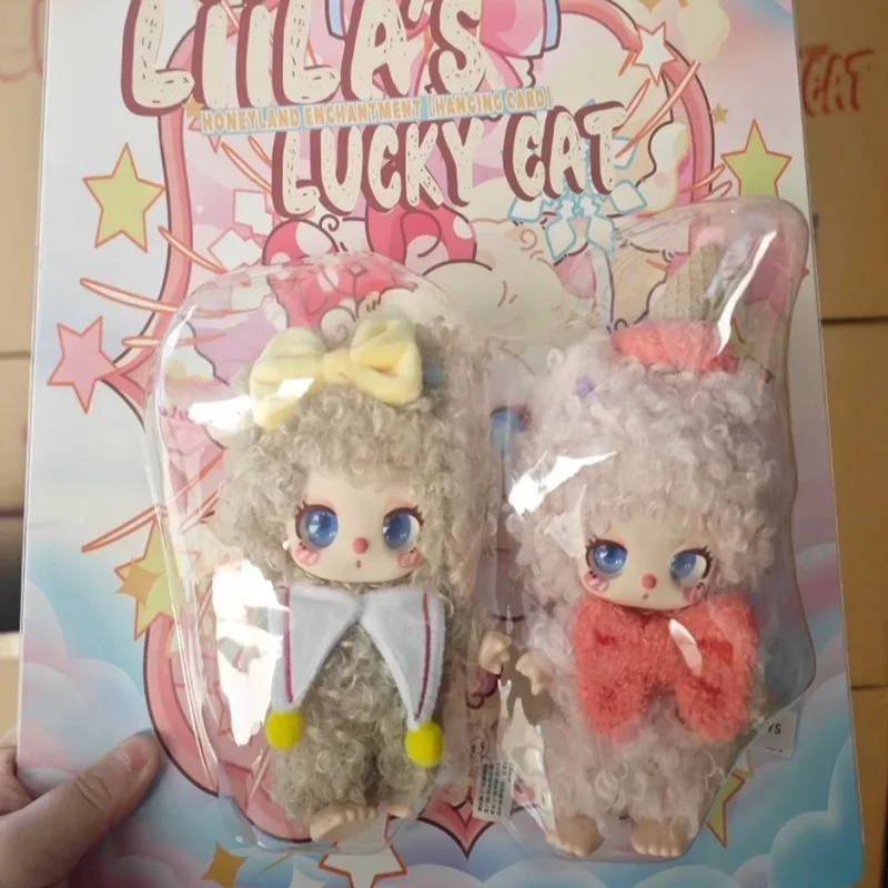 

Liila Cat V3 Dot Cat Подвесная карта Рюкзак Подвеска Коллекционная модель Таинственная коробка Милый мультфильм Креативный дизайн Девушка Подарочные игрушки