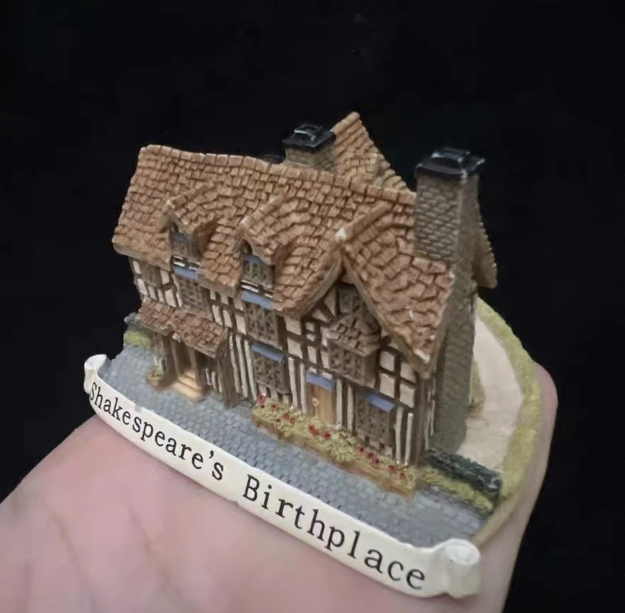 Resin Figure Mental Psychological Sand Table Game Theray Building Shakespeare's Birthplace