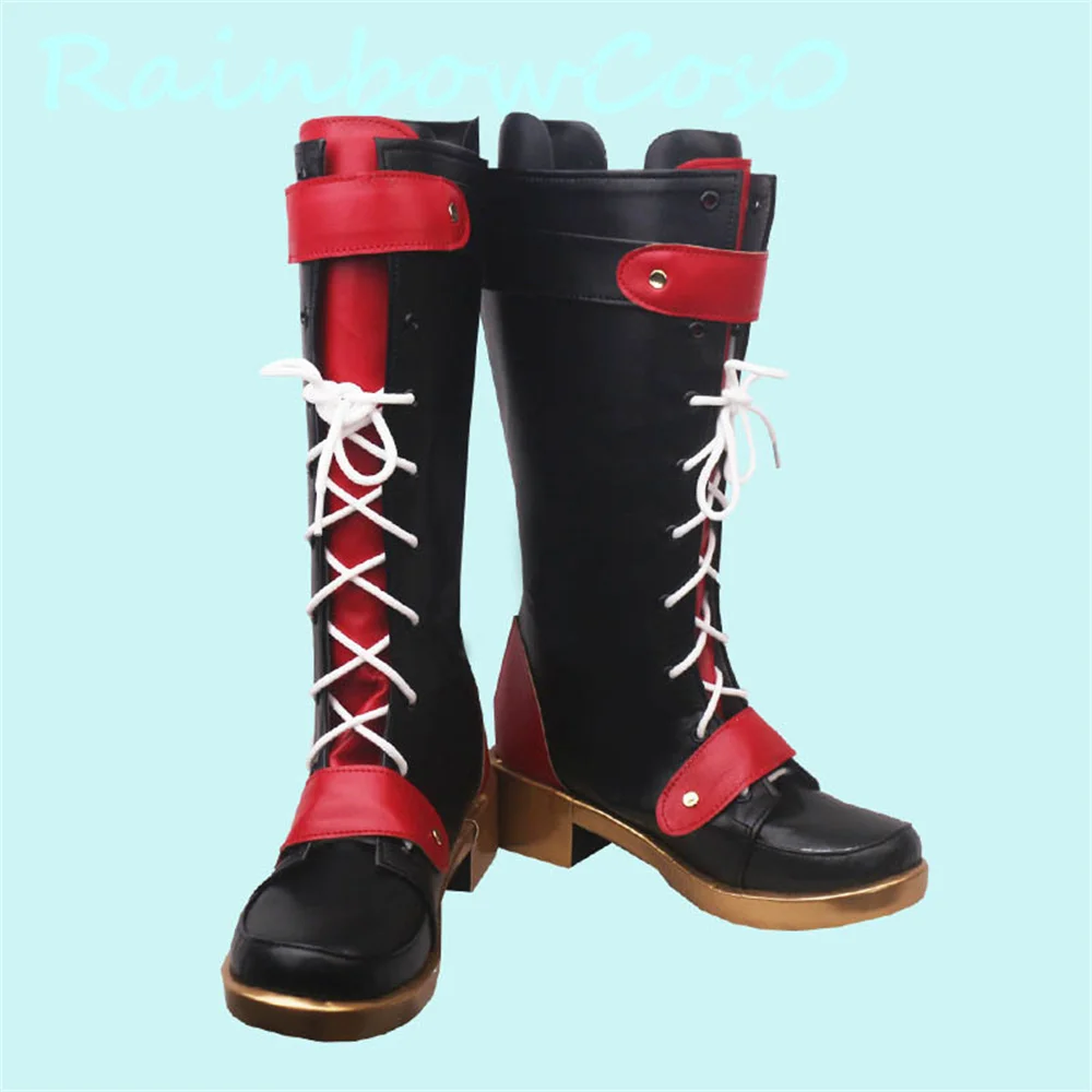 

Ensemble Stars ALKALOID MV VERMILION Cosplay Shoes Boots Game Anime Halloween Christmas RainbowCos0 W2799