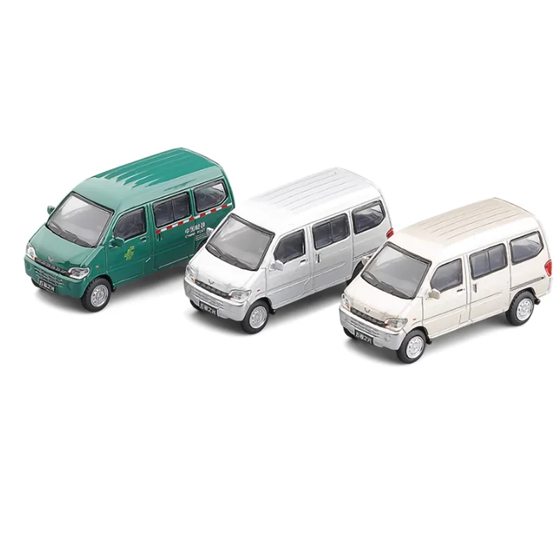 

Литой под давлением масштаб 1:64, Wuling Zhiguang Wuling Rongguang, фургон, украшения, имитация модели из сплава, коллекция украшений, подарок