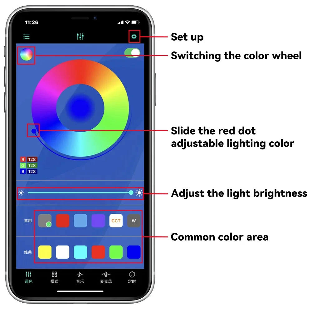 Neonowa dioda LED RGB podświetlenie samochodu dolne światło pilot/APP elastyczna wodoodporna taśma LED oświetlenie podwozia samochodu lampa