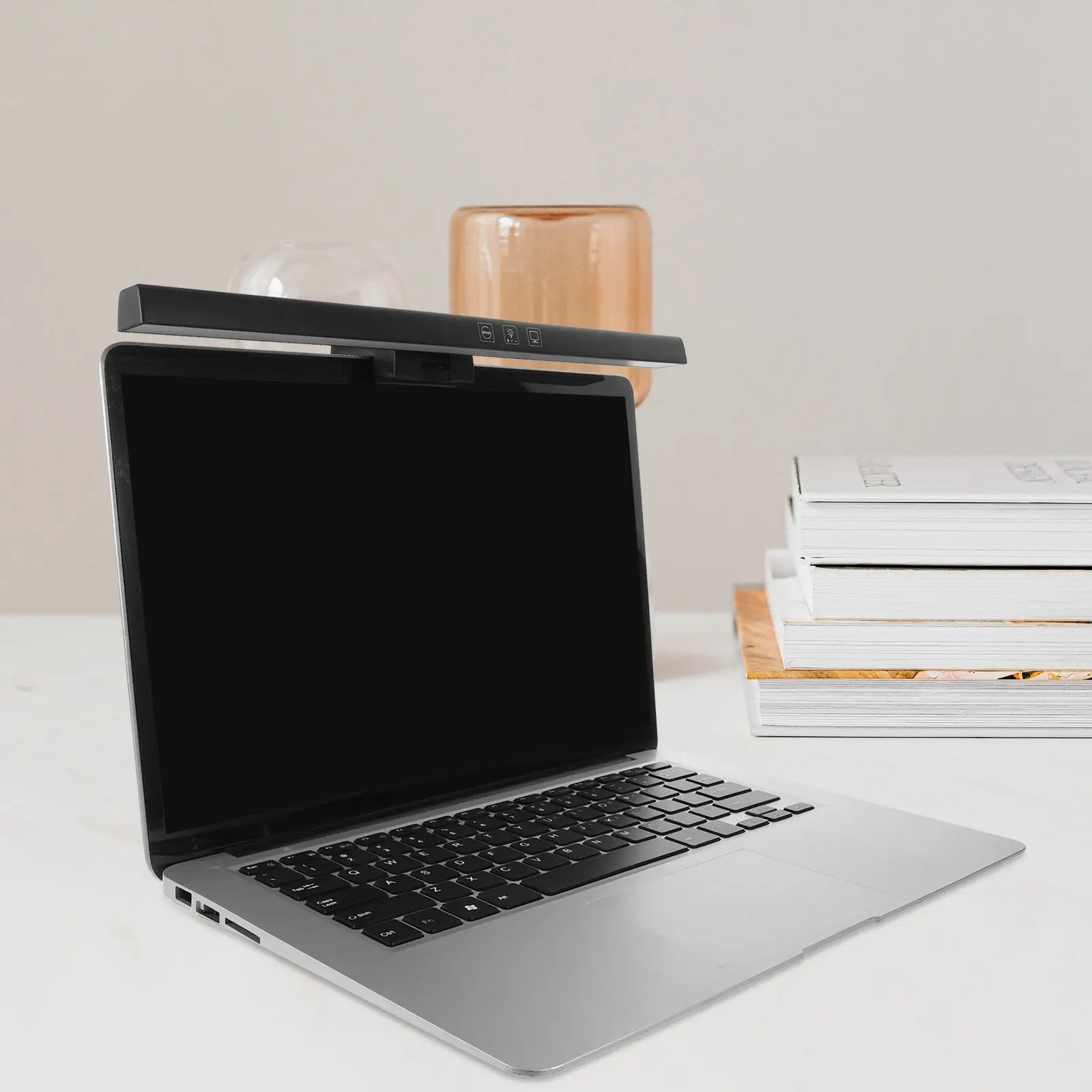 Timing Dimmable Monitor Light Bar Non-Flickering Eye- Control USB Powered Laptop Screen Lamp Bar for Computer Desk