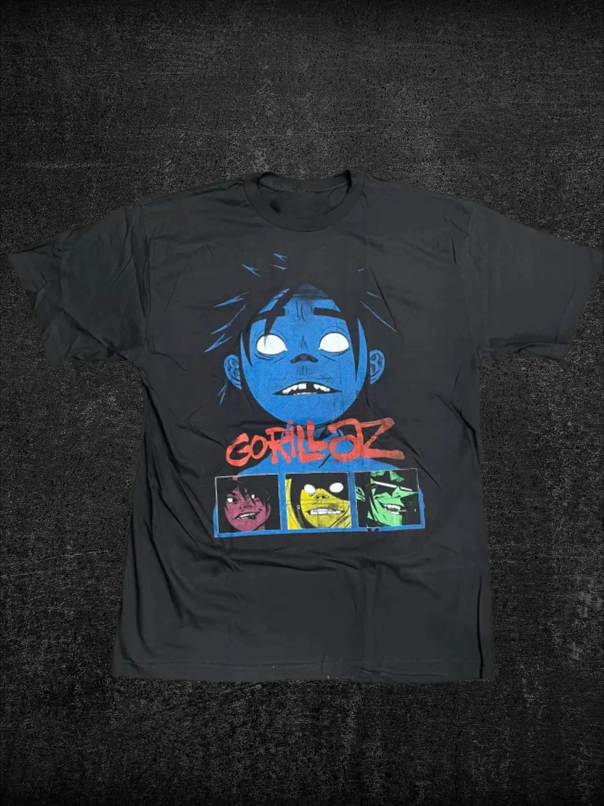 

2026 Gorillaz T-Shirt Men Women Short Sleeve Retro Metal Rock Band Tops Y2k T-shirt Summer Streetwear Oversize Tees Men Clothes
