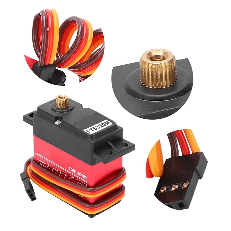 المؤازرة والروبوتات 20 كجم 7.4 فولت 67 جرام الكرات المحرك الأساسي 180 درجة محرك معزز لذراع الروبوت/ذراع الروبوت سكارا