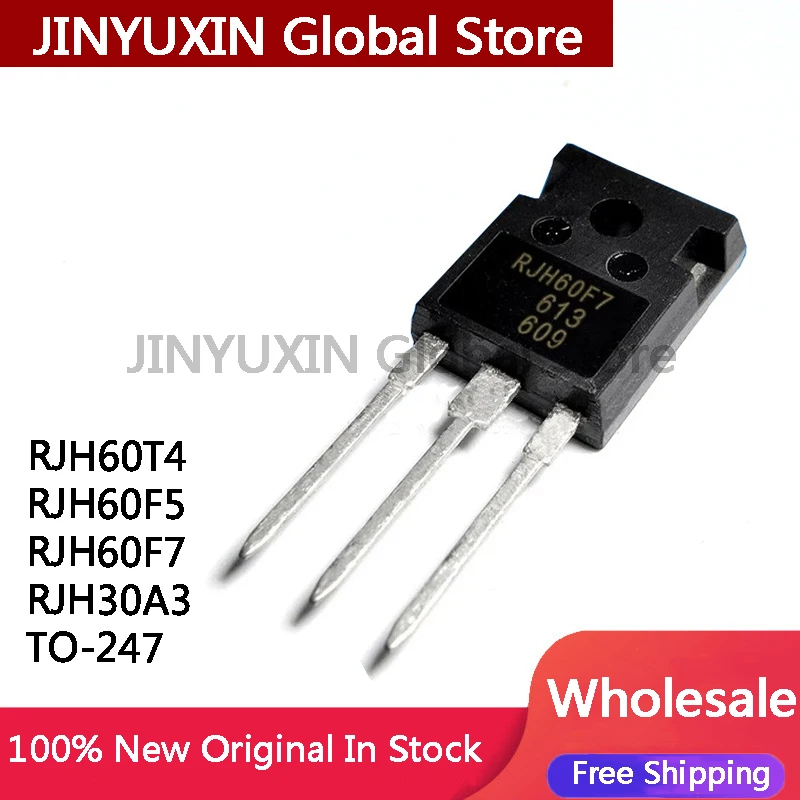 5Pcs RJH60T4 RJH60F5 RJH60F7 RJH30A3 TO-247 high-power IGBT transistor IC IN Stock Wholesale