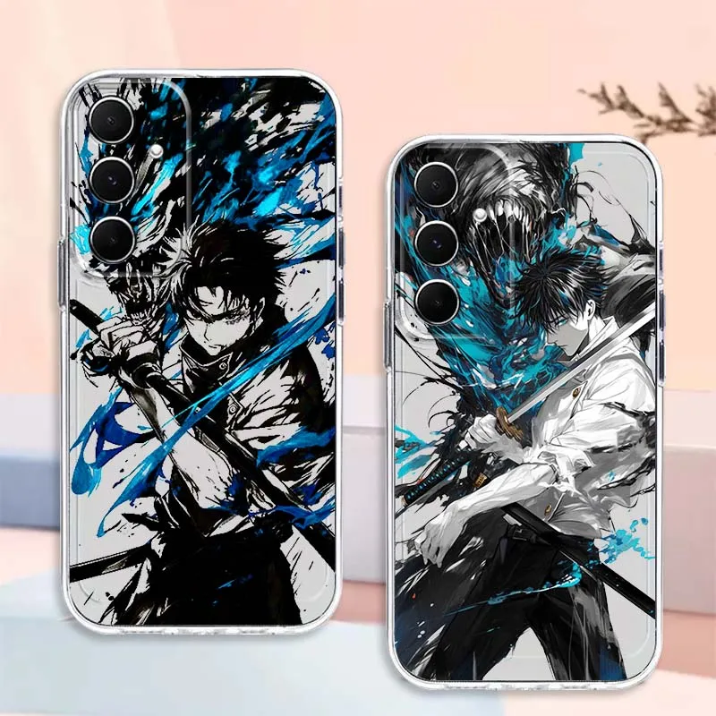 Jujutsu Kaisen Anime For Samsung Galaxy Note 20 10 F12 M23 F23 M14 F15 M54 M55 Ultra Plus 5G TPU Transparent Phone Case