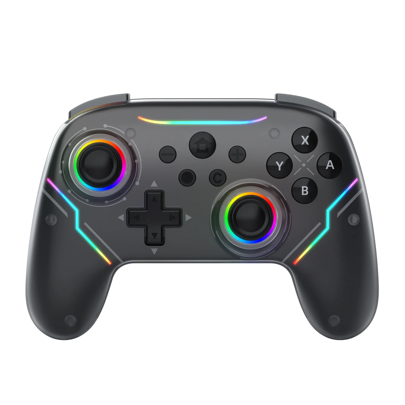 

Беспроводной контроллер NS2288 для Switch 2 с 9-осевым гироскопом, датчиками Холла, функцией пробуждения одной кнопкой, голосовым управлением кнопкой C, RGB-подсветкой. Полнофункциональный геймпад.