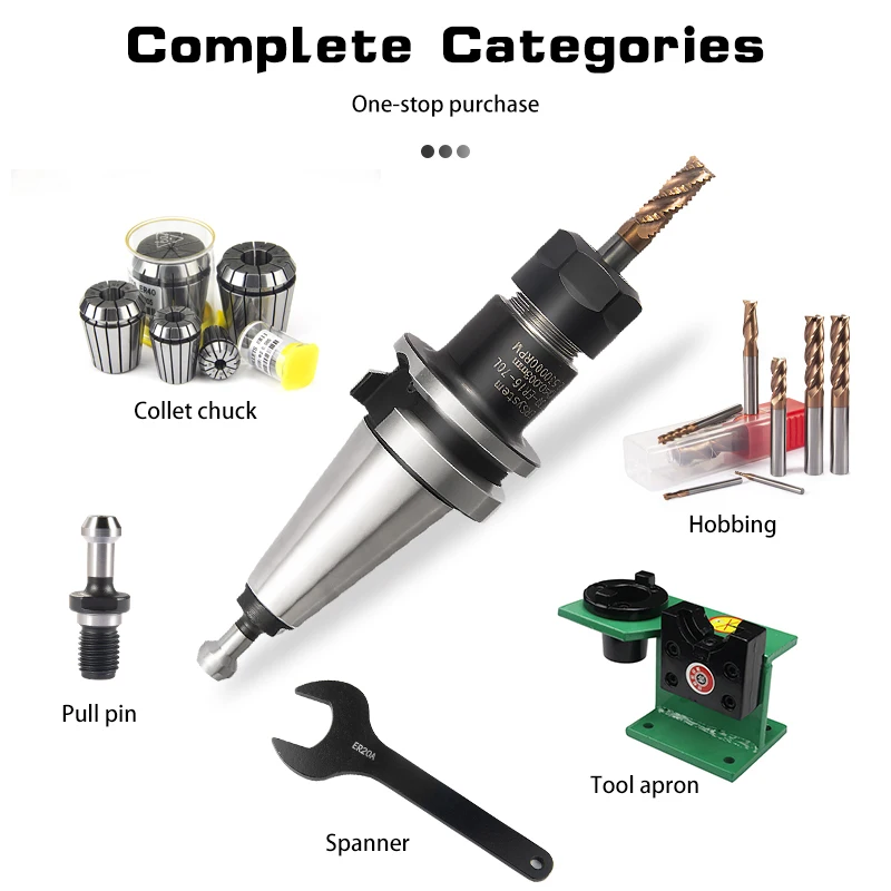 BT30 BT40 ER portautensili con bilanciamento dinamico 0.003 portautensili per fresatura ad alta precisione centro di lavoro CNC ER16 ER20 ER25 ER32