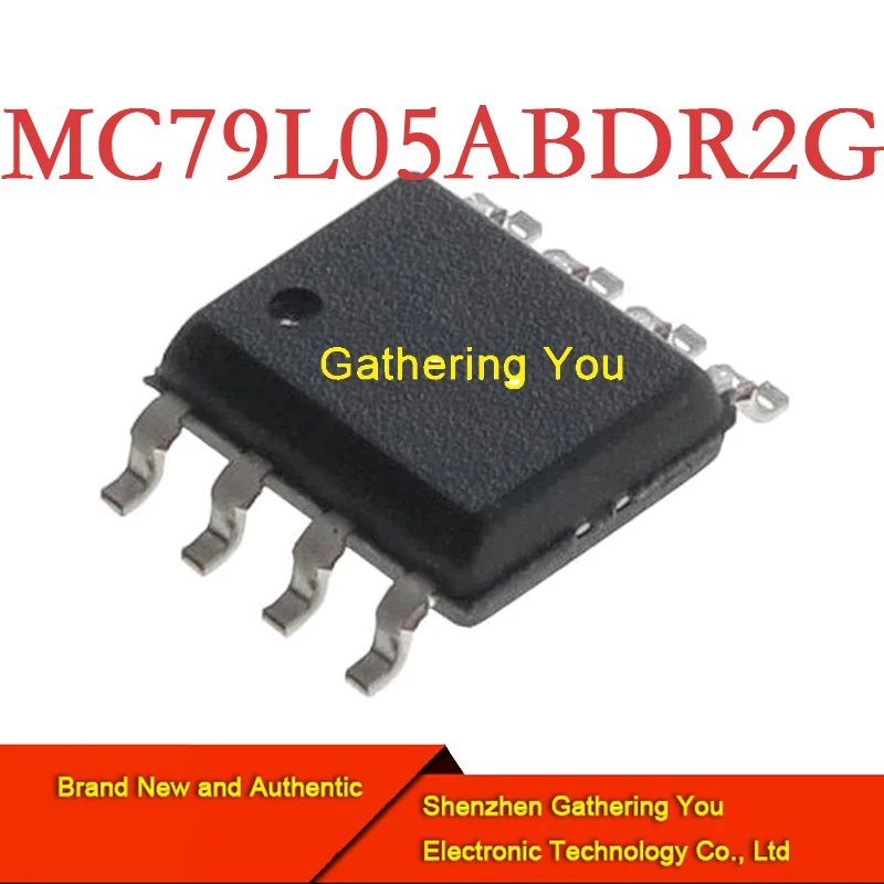 MC79L05ABDR2G SOP8 Linear Regulator 5V 100mA Negative Brand New Authentic