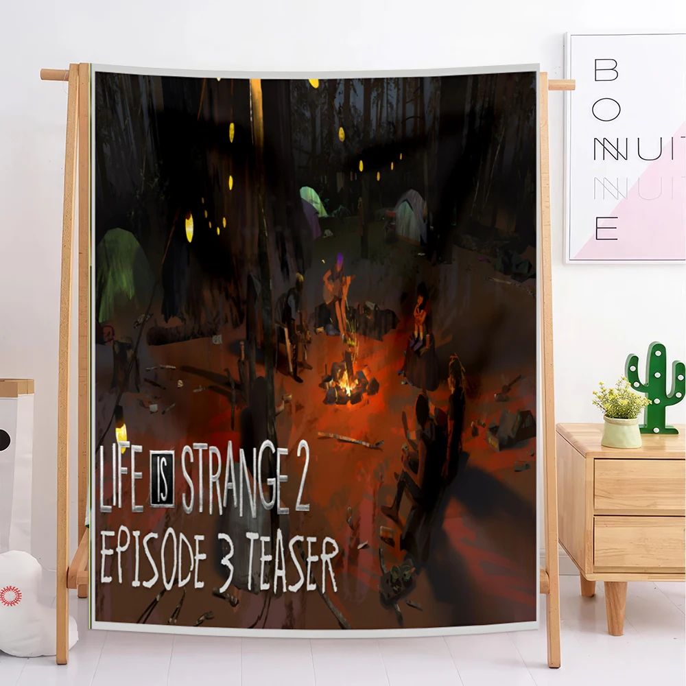 130x150cm Life Is Strange 2 Before The Storms Blanket  Anime Blanket Hanging Tarot Hippie Wall Rugs Dorm Wall Hanging Sheets