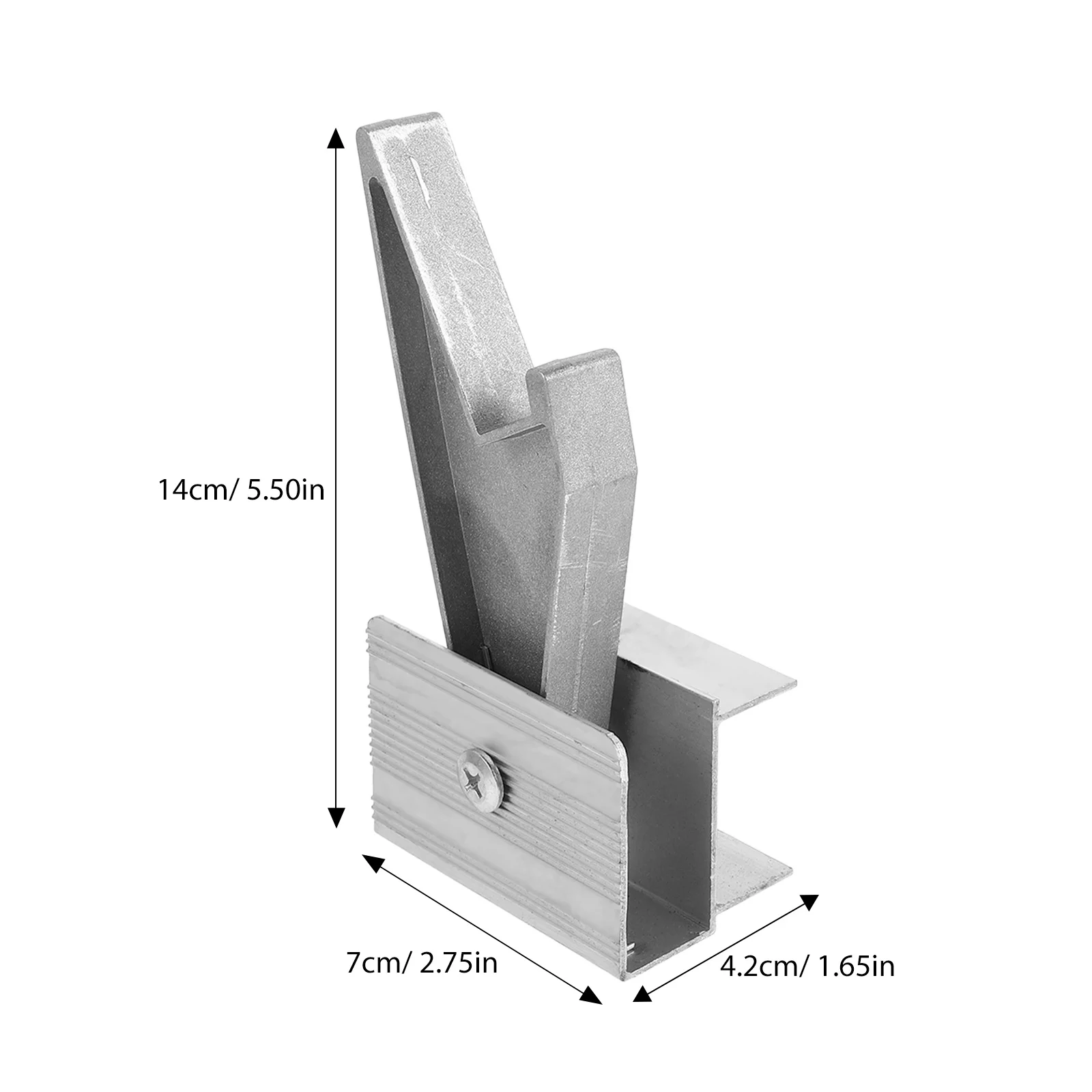 1Pair Aluminum Alloy Telescopic Rung Lock Kit Locking Spring Clips Limit Buckles Stable Household Ladder