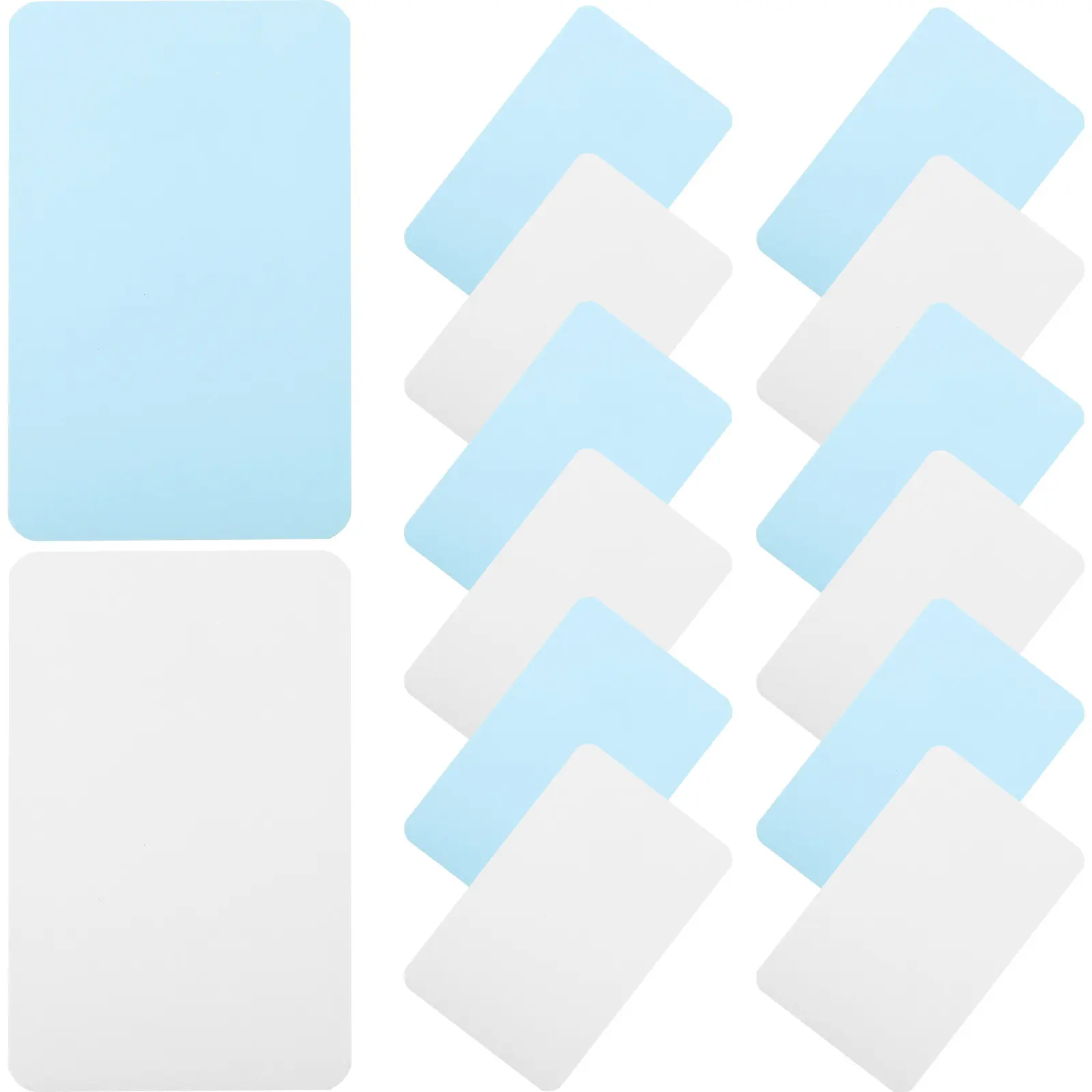 200Sheets Blank Paperboard Cards for DIY Handmade Crafts Writing Vocabulary Notes Planning Vintage Smooth Surface Portable