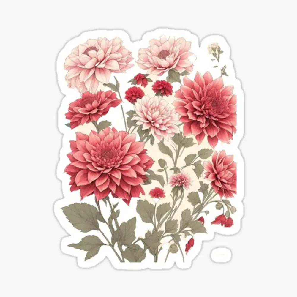 Nimona Pretty Flowers Sticker Sticker for Laptop Decor Bedroom Car Cute Cartoon Art Fashionable Public Suitcase