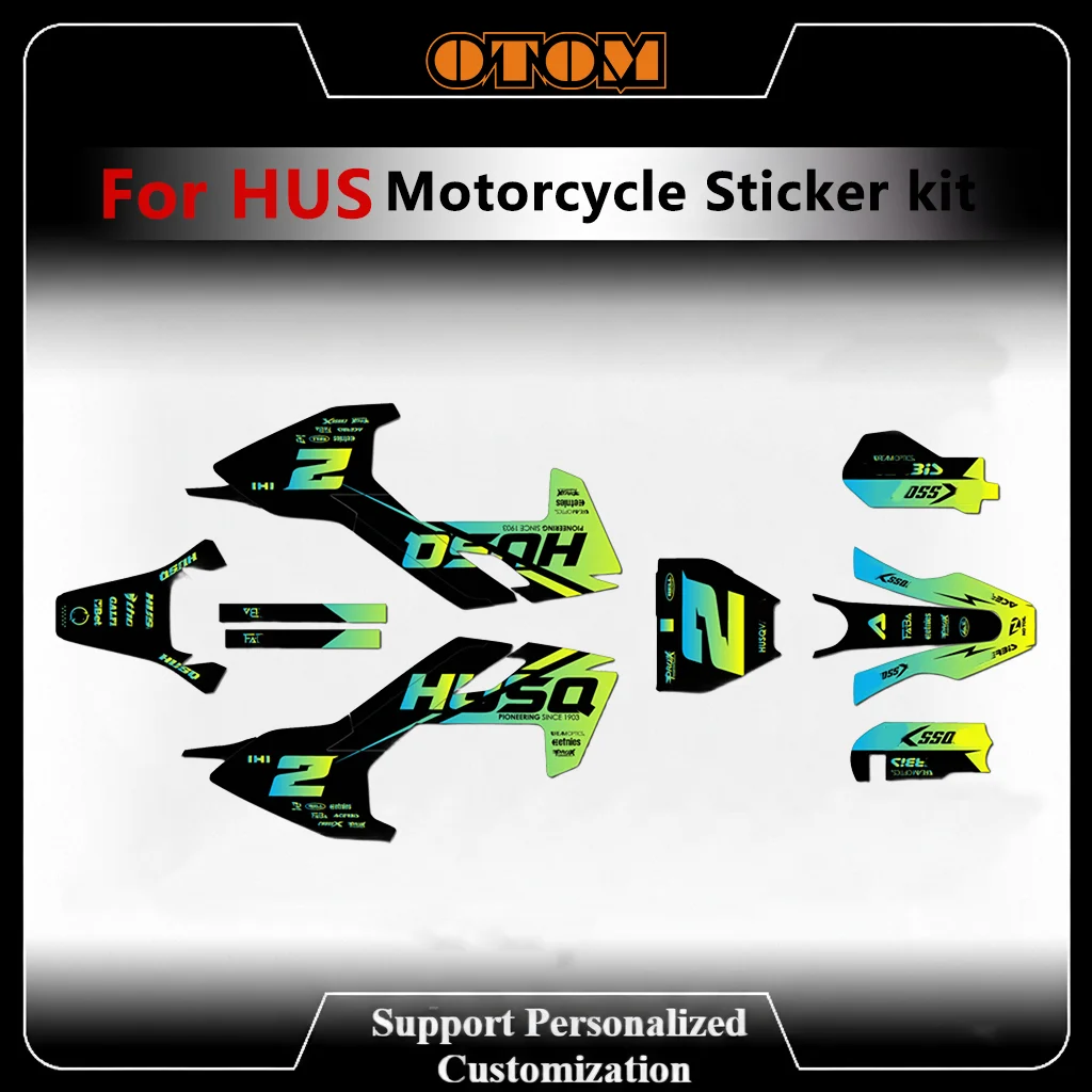 for-husqvarna-tc50-2017-2023-customize-motocross-graphics-decals-kit-glossy-holographic-chrome-sticker-kit