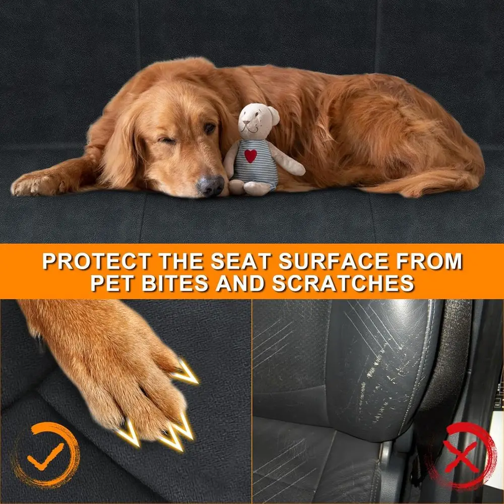 Funda de asiento compatible con Chevy LCF 2016-2023 3500/4500/5500 40/60 asiento con consola, funda de cojín para automóvil de terciopelo holandés Acceso