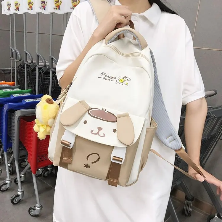 

Sanrio My Melody Cartoon Student Backpack Kuromi Cinnamoroll Anime Cute School Bag Shoulder Bag Surprise Birthday Gift For Child