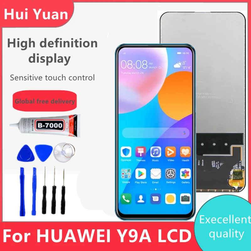 

Original For Huawei Y9a LCD Display Touch Screen Digitizer Assembly Replacement,For HuaweiY9A FRL-L22,Honor X10 5G TEL-AN00 LCD