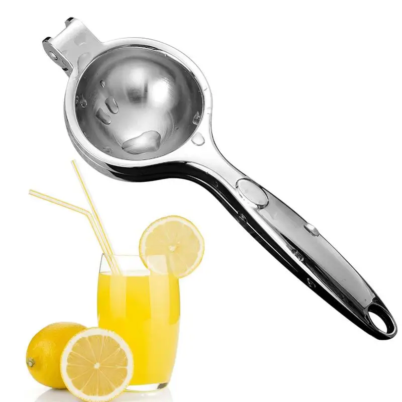 Manual Lemon Slice Squeezer Portable Hand Press Citrus Juicer Easy To Clean Hand Held Bar Juicer Handle Press Tool For Bartender