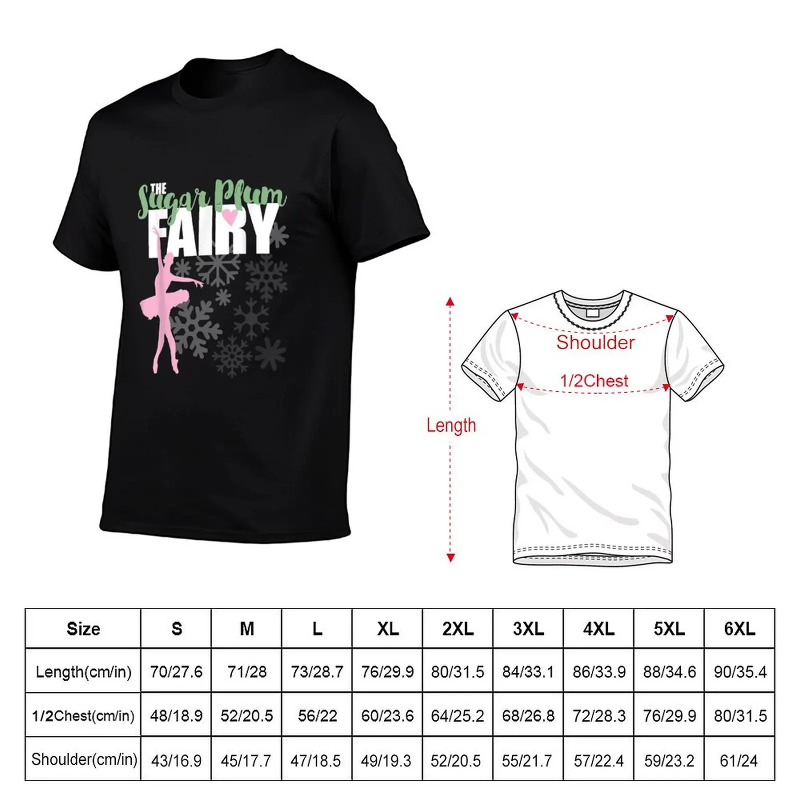 THE SUGAR PLUM FAIRY GIFT SHIRT, Nutcracker Ballet Dance T-Shirt luxury designer quick-drying cotton t shirt men