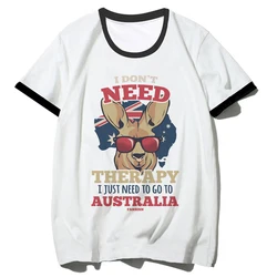 Australia t-shirts women summer t shirt female manga designer streetwear clothing