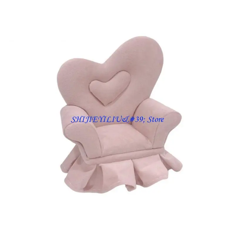 

E21F Stylish Jewelry Case Elegant Jewelry Organizers Sofa Shaped Earring Organizers Jewelry Box Suitable for Jewelry Storage