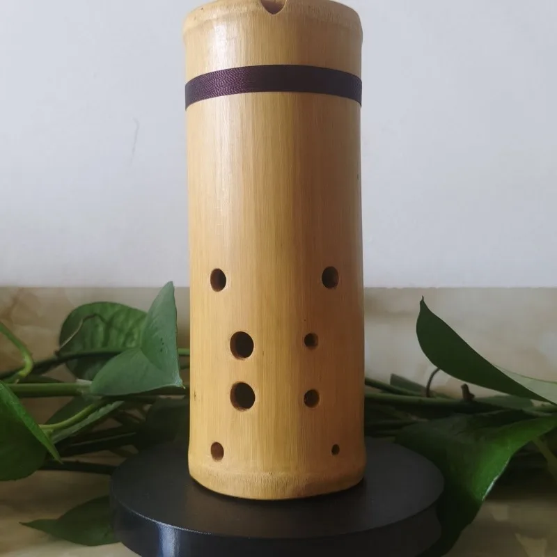 

10-луночный бамбук Xun Professional A Tone Bamboo Xuns ручной работы для детей и взрослых, практика Xun Ocarina Orff, мини-ветер, музыкальный инструмент